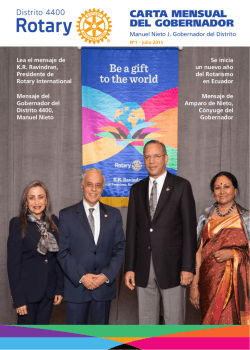 CARTA MENSUAL DEL GOBERNADOR