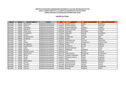 Gobernadores Regionales