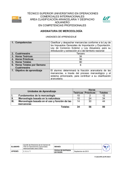 asignatura de merceolog&iacute;a t&eacute;cnico superior universitario en