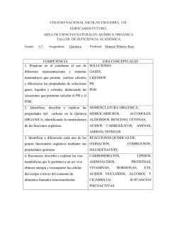manuel pi&ntilde;eros - qu&iacute;mica 11&ordm; - Colegio Nacional Nicolas Esguerra