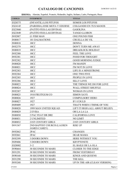 Pincha aqu&iacute; para ver una lista de canciones o b&aacute;jate