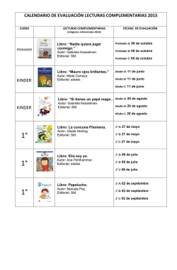 1&deg; 1&deg; 1&deg; - Colegio San Agustin de Atacama