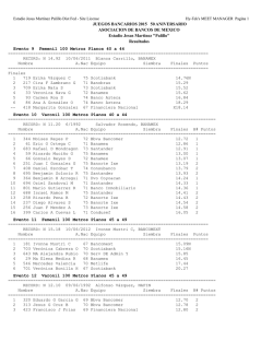 JUEGOS BANCARIOS 2015 50 ANIVERSARIO ASOCIACION DE