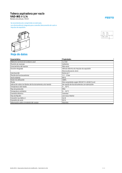 Tobera aspiradora por vac&iacute;o VAD-ME-I-1/4