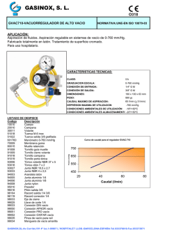 Ficha Tecnica Vacuorregulador - Linde Healthcare e