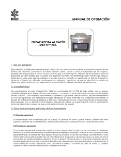 MANUAL DE OPERACION DE AMASADORA SERIE HS