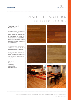 . PISOS DE MADERA