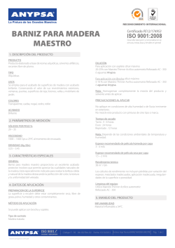 BARNIZ PARA MADERA MAESTRO