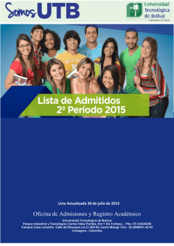 Oficina de Admisiones y Registro Acad&eacute;mico