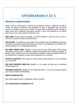 ANTAHKARANA # 25 A - La Iluminacion Espiritual