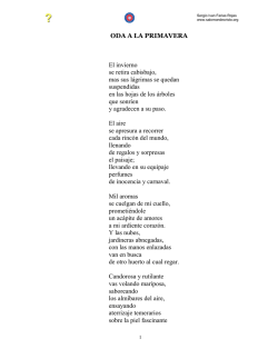 Oda a la primavera - Salomon de Cristo