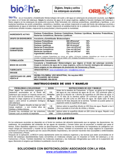 Digiere, limpia y activa los estanques acu&iacute;colas SOLUCIONES CON