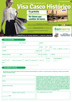 SOLIC&Iacute;TALA en oficinas Bantierra y comercios adheridos