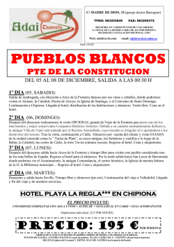 PUEBLOS BLANCOS