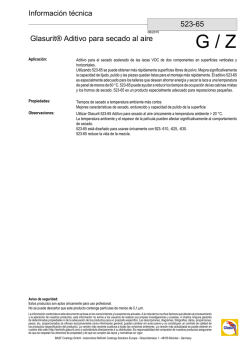 523-65 Glasurit&reg; Aditivo para secado al aire