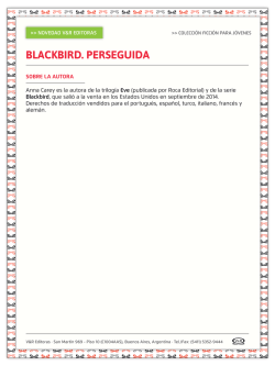 BLAckBird. PerseguidA