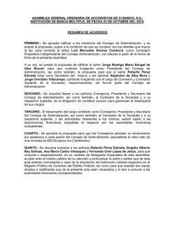 Acuerdos Asamblea 2015