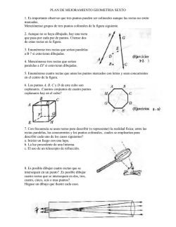 PLAN DE MEJORAMIENTO GEOMETRIA SEXTO 1. Es importante