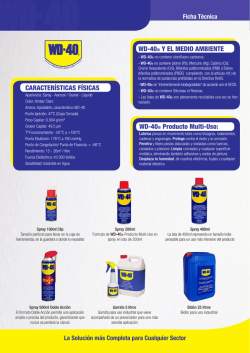 Ficha Tecnica WD-40