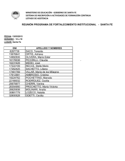 6287739 SACO, Teresita 13676641 ORTIS, Adriana 14992935