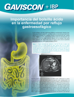 Importancia del bolsillo &aacute;cido en la enfermedad por