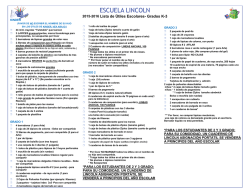 ESCUELA LINCOLN