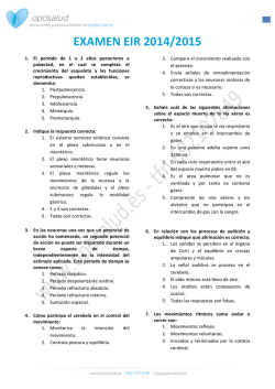 EXAMEN EIR 2014/2015