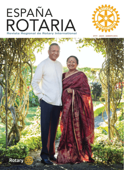 Revista Espa&ntilde;a Rotaria julio-agosto 2015