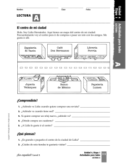 &iquest;Comprendiste? &iquest;Qu&eacute; piensas? Unidad Etapa
