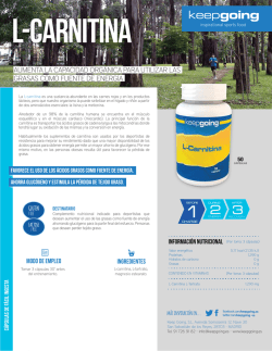 L-carnitina