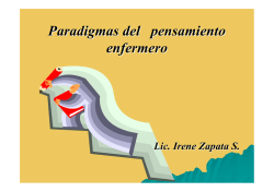 paradigmas del pensamiento enfermero