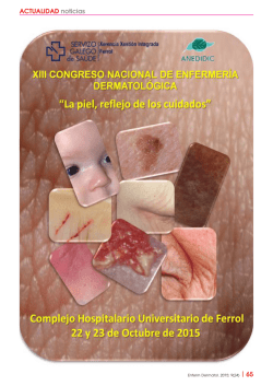 XIII Congreso Nacional de Enfermer&iacute;a Dermatol&oacute;gica. 22