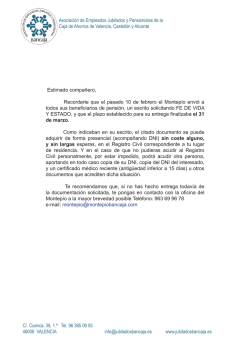 informaci&oacute;n - asociacion de empleados jubilados y pensionistas