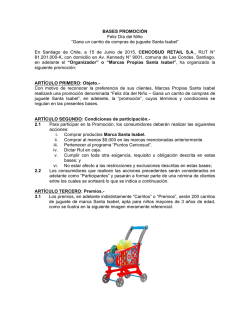 BASES PROMOCI&Oacute;N Feliz D&iacute;a del Ni&ntilde;o &ldquo;Gana un