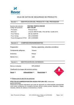 Hoja de Seguridad