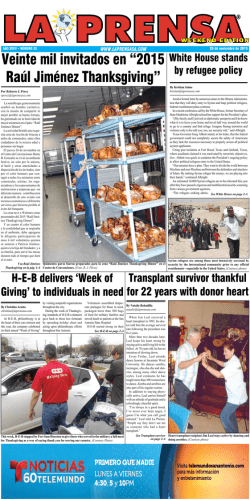 Veinte mil invitados en &ldquo;2015 Ra&uacute;l Jim&eacute;nez Thanksgiving&rdquo;