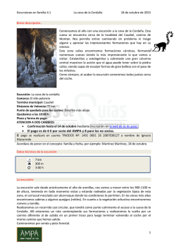 &bull; El pago es de 6 &euro; por socio del AMPA y 8 para los no socios.