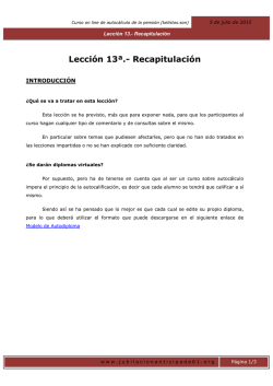 Kelistos.son Leccion 13