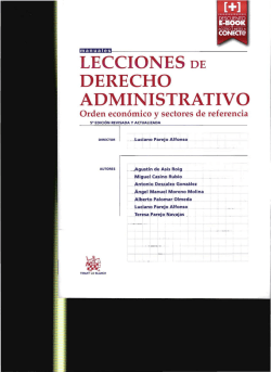 LECCIONES DE DERECHO ADMINISTRATIVO