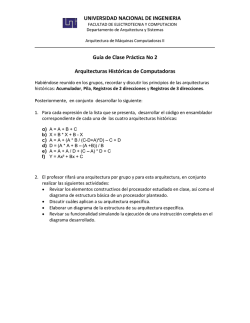 UNIVERSIDAD NACIONAL DE INGENIERIA Gu&iacute;a de Clase