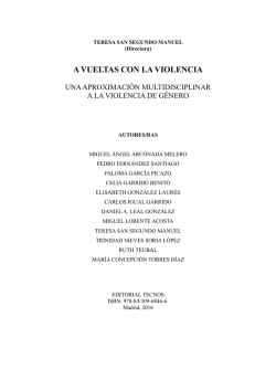 A VUELTAS CON LA VIOLENCIA