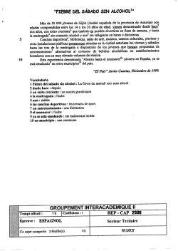 FIEBRE DU SABADO SIN ALCOHOL