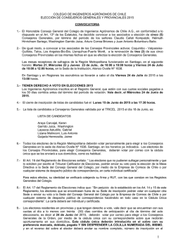 COLEGIO DE INGENIEROS AGR&Oacute;NOMOS DE CHILE