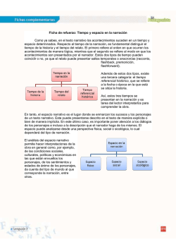 Ficha Tiempo y espacio en la narraci&oacute;n