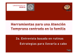 Entrevista basada en rutinas