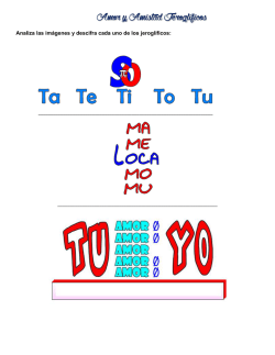 Amor y Amistad Jerogl&iacute;ficos