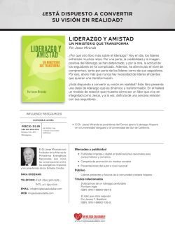 Liderazgo y amistad