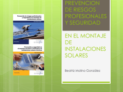PRL en Instalaciones solares