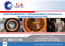 Brochure - T&A Electric SRL