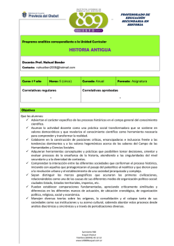 historia antigua - plan nuevo